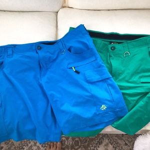 Mens Skailz Fishing Shorts size 40 2 pairs.
